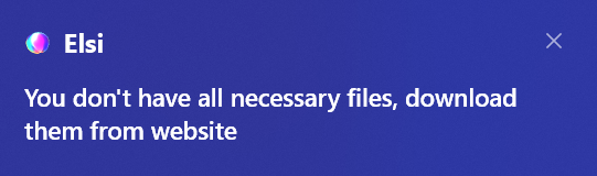 no required files in notification